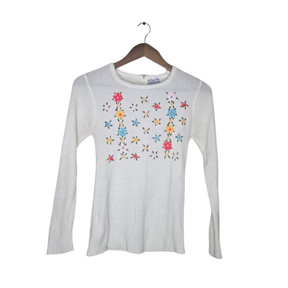 Tops - Vintage Cream Floral Top